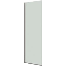 Dansani Match dusjvegg, modell D, 77 cm, klart glass, satin profil