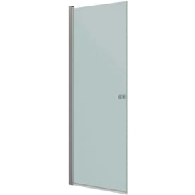 Dansani Match brusedør i isglas med satin profil, 87-89 cm