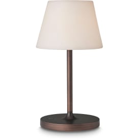 Halo Design New Northern uppladningsbar bordslampa, antik koppar