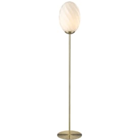 Halo Design Twist golvlampa, mässing