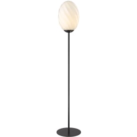 Halo Design Twist golvlampa, svart