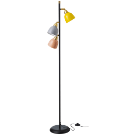 Superliving Urban Triple golvlampa, flerfärgad