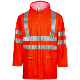 Jakke hi-viz rød 3xl