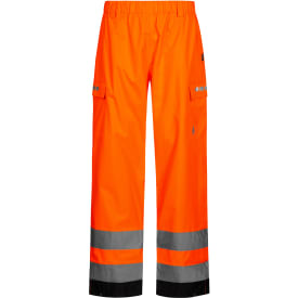 Bukser hi-viz oransje/svart L
