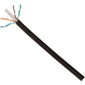 Datakabel U/UTP Kat.6 4x2xAWG23 PE T500 sort