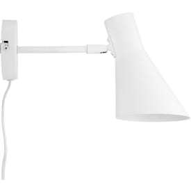 DL12 Væglampe E27, hvid