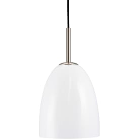 Dyberg Larsen Jazz pendellampe, børstet stål, Ø18 cm