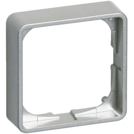 10 stk LK Fuga ramme Baseline 50, 14 mm høj, 1 modul, stålmetallic