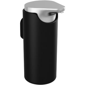 Pressalit Style sæbedispenser, sort/børstet rustfrit stål