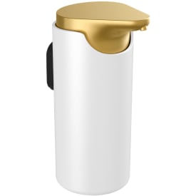 Pressalit Style tvåldispenser, vit/borstad mässing