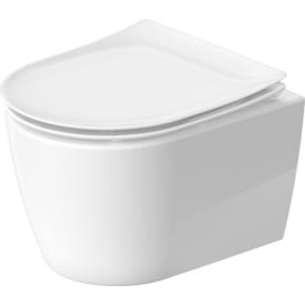Duravit Soleil vegghengt toalett, uten skyllekant, rengjøringsvennlig, hvit