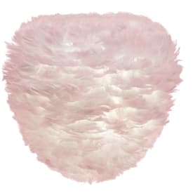 Umage Eos Evia lampeskjerm med fjær, rosa, Ø40 cm
