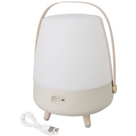 Kooduu Lite Up Play genopladelig lampe med højtaler, beige