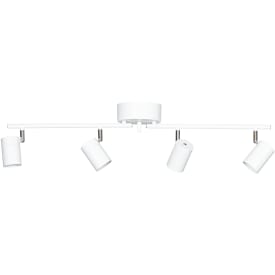 Correct Skinne Loftlampe m/ 4 GU10 spots, længde 83 cm, hvid