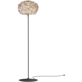 Umage Santé Eos fjäder golvlampa, brun