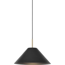 Halo Design Hygge pendellampe, sort, Ø40 cm