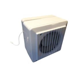 Thermex EDM 100CVM Ventilator Standard til vinduesmontering med snorafbryder Ø100 mm, Hvid