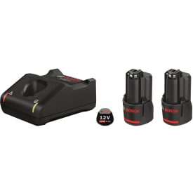 Bosch Professional laddare och 2x12V batterier, 3,0Ah