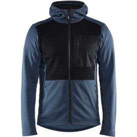 Blåkläder hættetrøje 35402533 full Zip, blå/sort, str. L