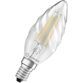 Ledvance Parathom E14 kronljuslampa, vridet, 2700K, 4W