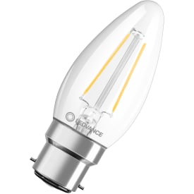 Ledvance Parathom B22D kertepære, 2700K, 2,5W