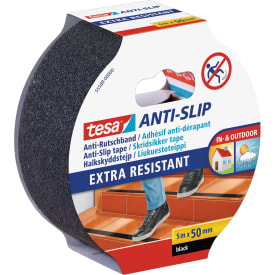 Tesa Anti-slip antiskli teip, 5m x 50mm, sort