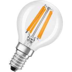 Ledvance Parathom E14 klotlampa, 2700K, 4,2W