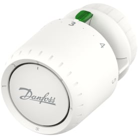 Danfoss Aveo RA termostat, snapkobling, hvid