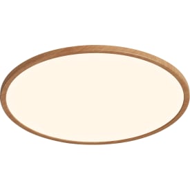 Nordlux Oja plafond, 3-trinns dimming, 2700K, tre, Ø42 cm