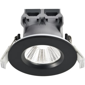 Nordlux Fremont Bath downlight, 4000K, svart, 3 stk