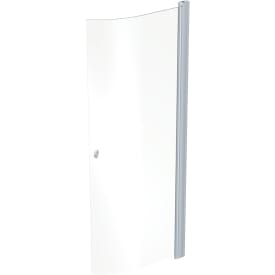 Contura Shower Space duschdörr, 72,3 cm, låg modell, klart glas, aluminiumprofil
