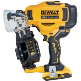 DEWALT 18V XR tromlesømspistol DCN45RND2-QW, 2 x 18 V/2,0 Ah
