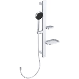 Ideal Standard Alu+ brusesæt, vandbesparende,  sølv