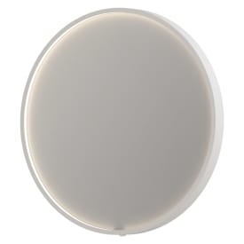Sanibell Ink SP24 spegel med belysning, dimbar, imfri, Ø60 cm, matt vit