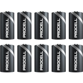 Duracell Procell D batterier - pakke á 10 stk.