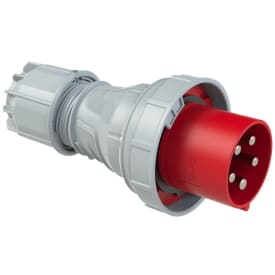 CEE Plug 125A 5P 400V röd, IP67
