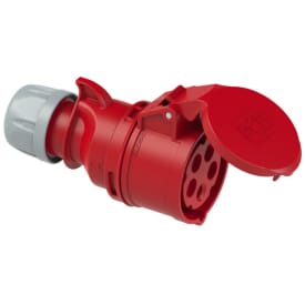 CEE Mellemled 32A 5P 400V rød, IP44