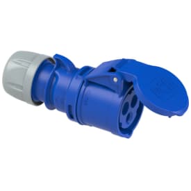 CEE Mellemled 16A 3P 230V blå, twist, IP44