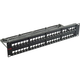 Simply45 Patchpanel Rack 48 Port Unloaded Uskærmet 2U