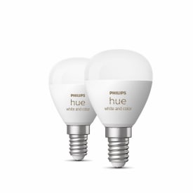 Philips Hue White Color Ambiance E14 kronepære, 2-pak