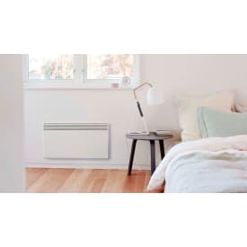 Nobø elektrisk varmepanel NFK4N 05 500W 400V, frontutkast, med termostat