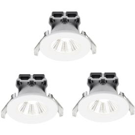 Nordlux Fremont Bath downlight, 4000K, hvit, 3 stk