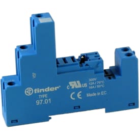 Stikkontakt for serie 46.61 Pin relé Industri 1P