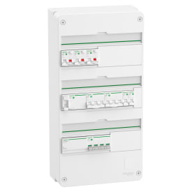 Boligsentral Resi9 3R 1xRCD, 3xRCBO, 2x1PN, 2x3PN MCB, R9HPDK31322
