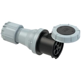CEE Mellemled 125A 5P 690V sort, 5H, IP67