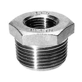 Rustfri nippelmuffe 2" x 1/2"