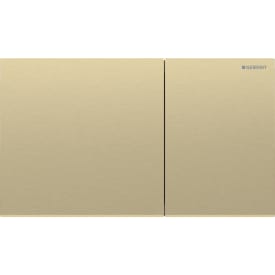 Geberit Sigma 70 Square betjeningsplade, børstet messing
