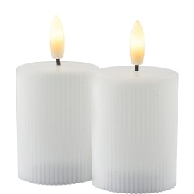 Sirius Smilla LED bloklys, genopladelig, hvid