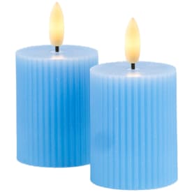 Sirius Smilla LED bloklys, genopladelig, blå