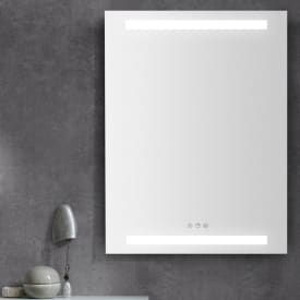 Dansani Level spegel med ljus, dimbar, 60x80 cm